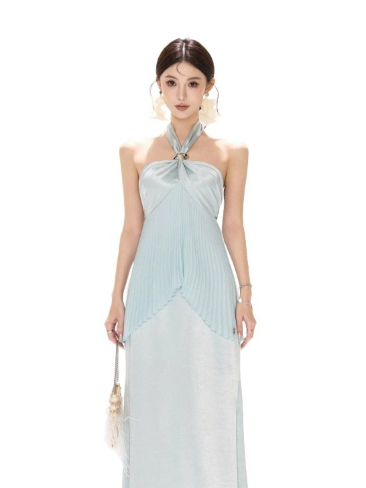 Lily Mist Satin Dress
