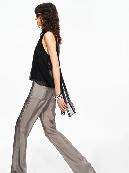 Halter Chiffon Top
