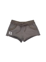 Bone Embroidery Sweat Shorts