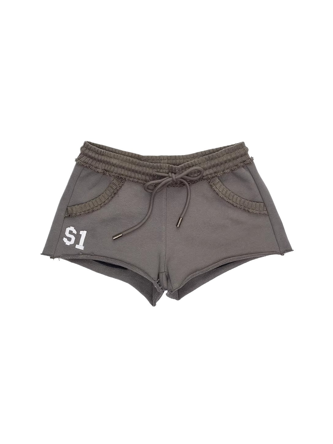 Bone Embroidery Sweat Shorts