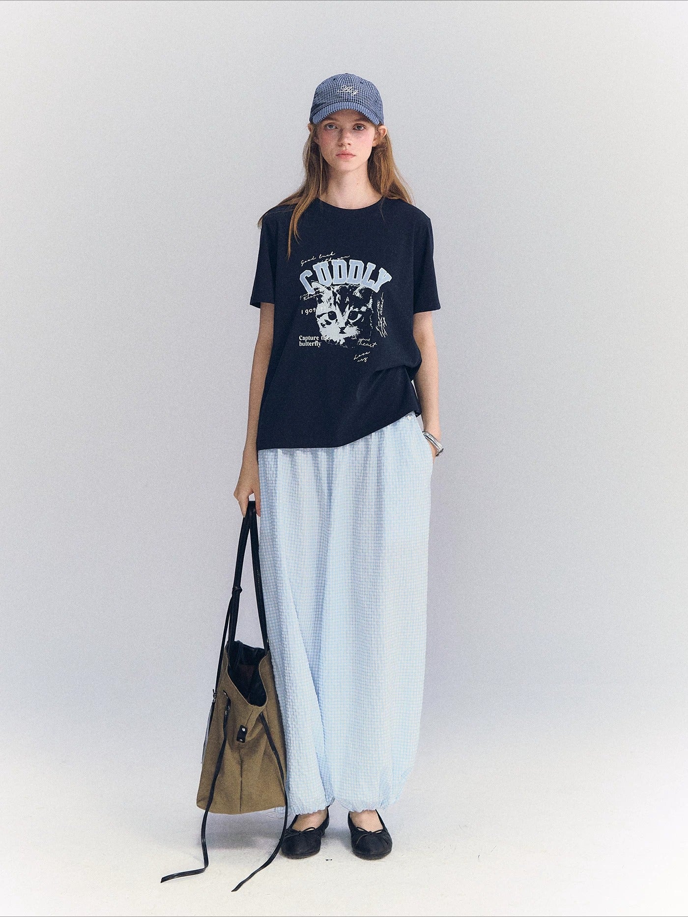 Cat Print T-Shirt