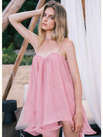 Chiffon Tube Top Dress