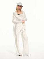 Knit Cardigan Three Piece Set