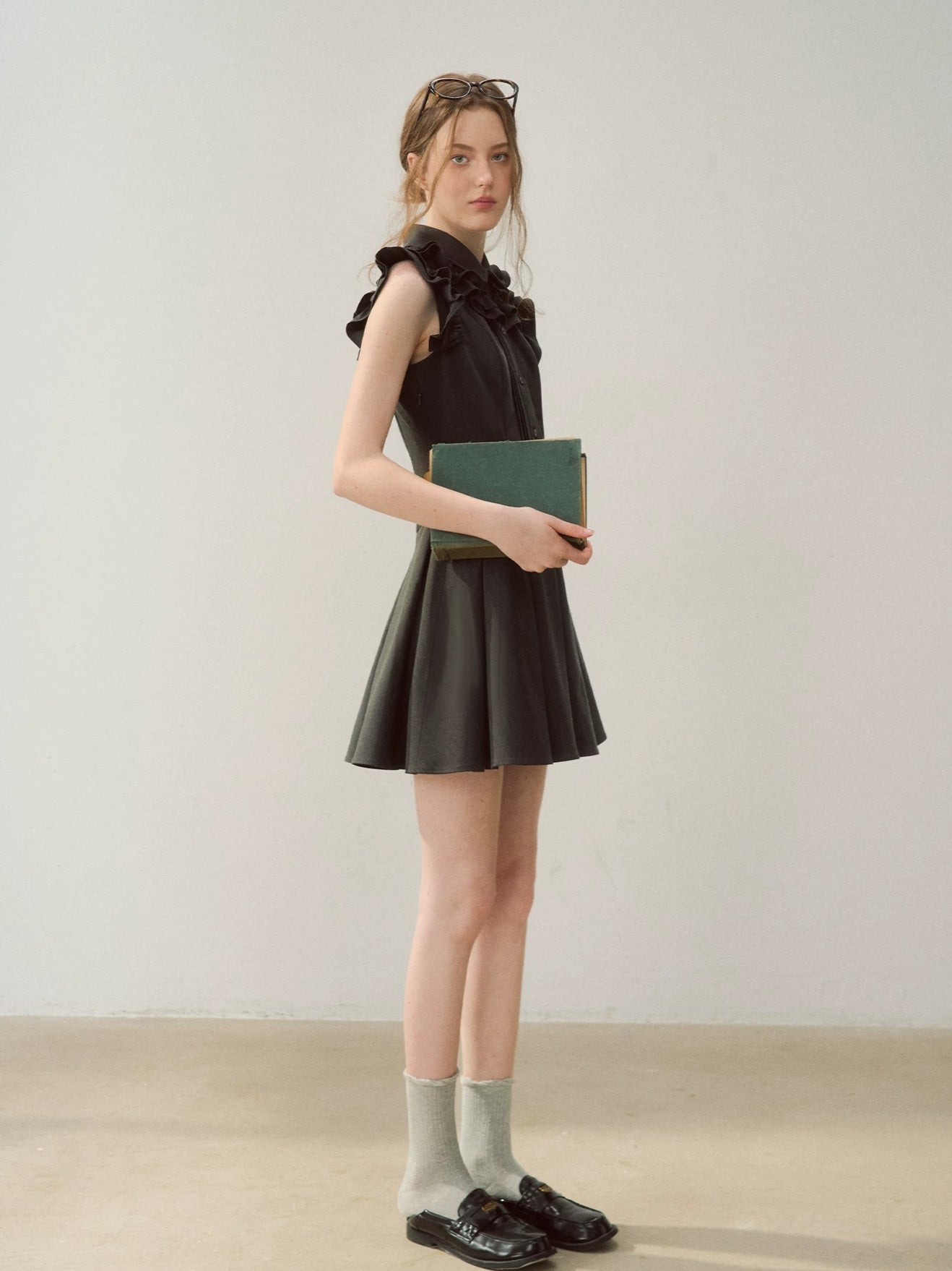 Ruffle Collar Dress