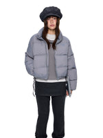 Maillard Cropped Down Puffer Jacket