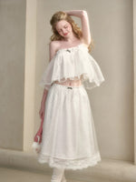Pearl Organza Polka Dot Set