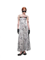 Newspaper Lace Corset Top