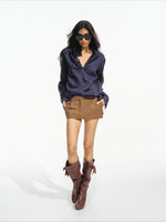 Linen V Neck Shirt