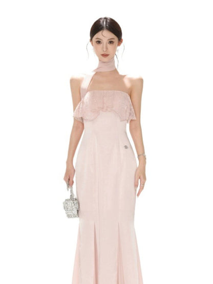 Lace Mermaid Maxi Dress
