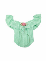 Rose Jacquard Bustier