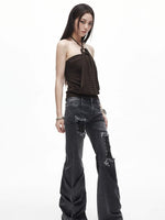 Studded Halter Top