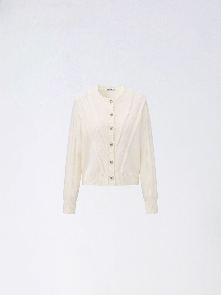 Soft Cable Trim Sweater