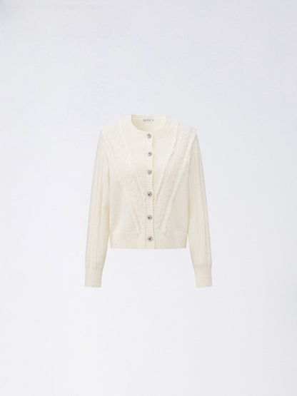 Soft Cable Trim Sweater