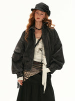 Layered Cross Tie Long Sleeve Top