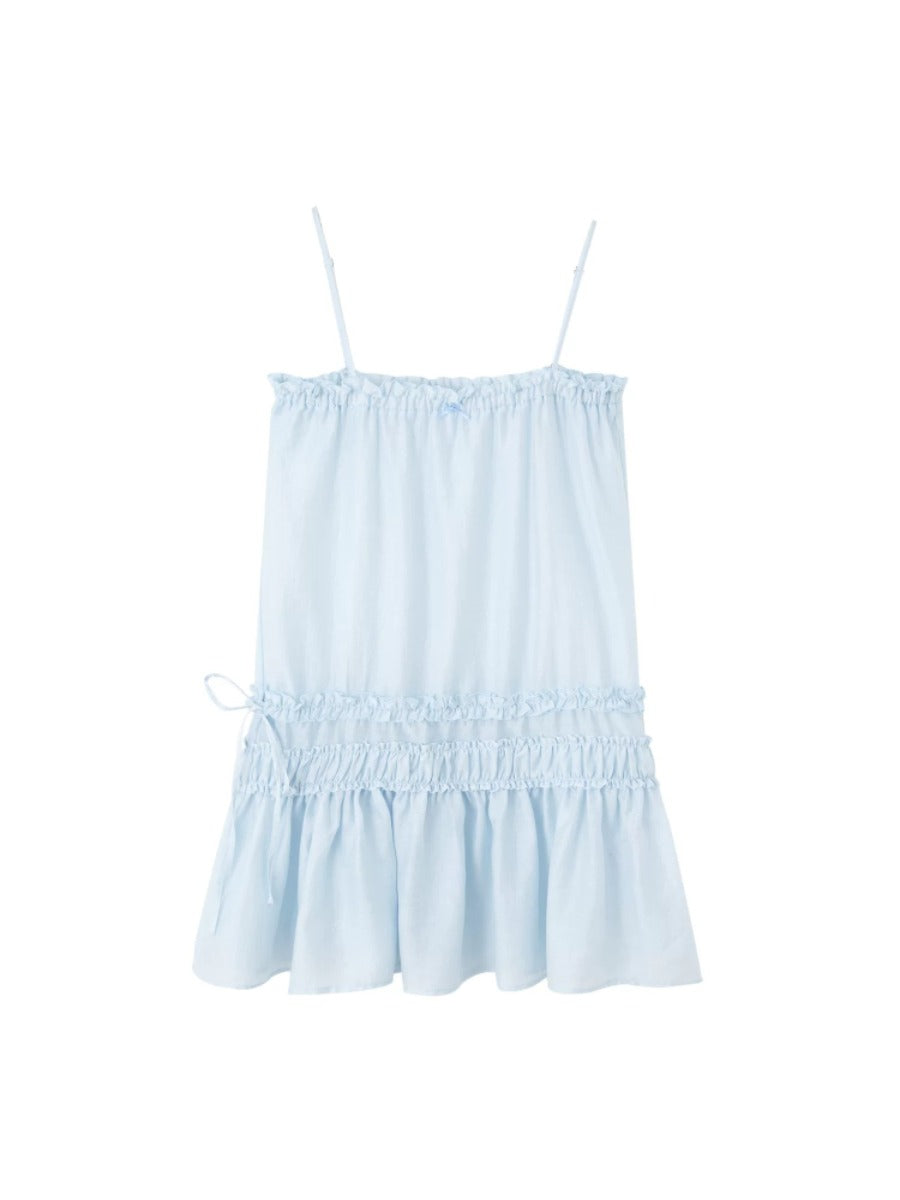 Lace Slip Dress Tee Set
