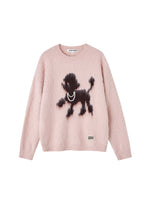 Playful-puppy Crewneck Sweater