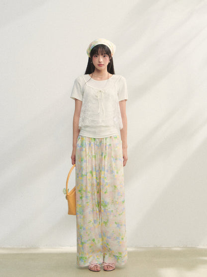 Lace Mesh Sling T-shirt