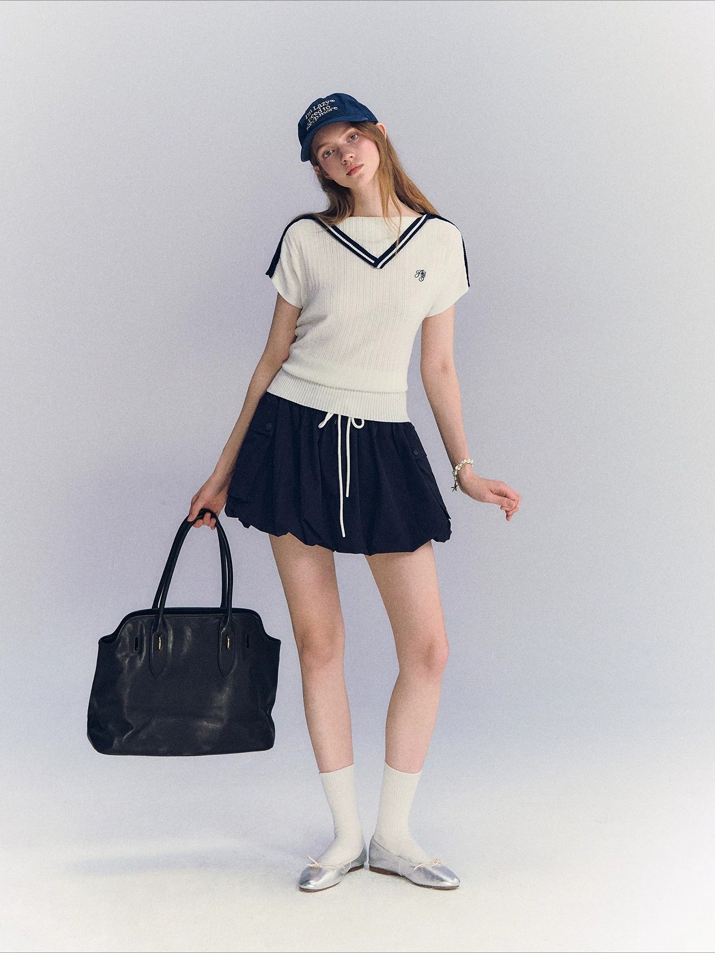 Pocket Bubble Skort