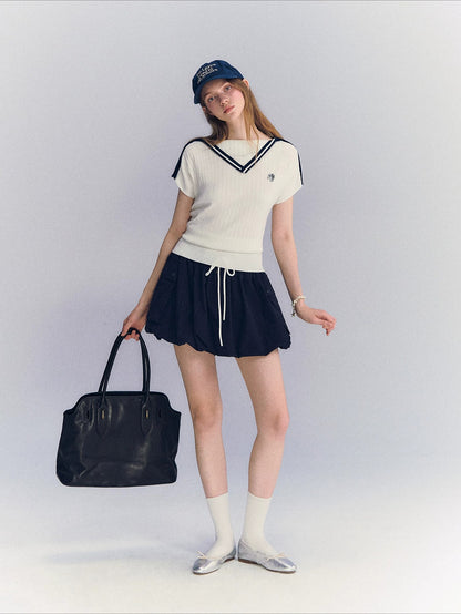 Pocket Bubble Skort