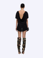 Graphic Open Back T-Shirt