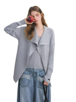 Irregular Knit Two-Piece Set