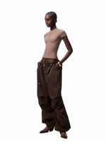 Washed-Distressed Balloon Work Pants