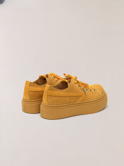 Future Mirage Leather Rider High Boots Ginger