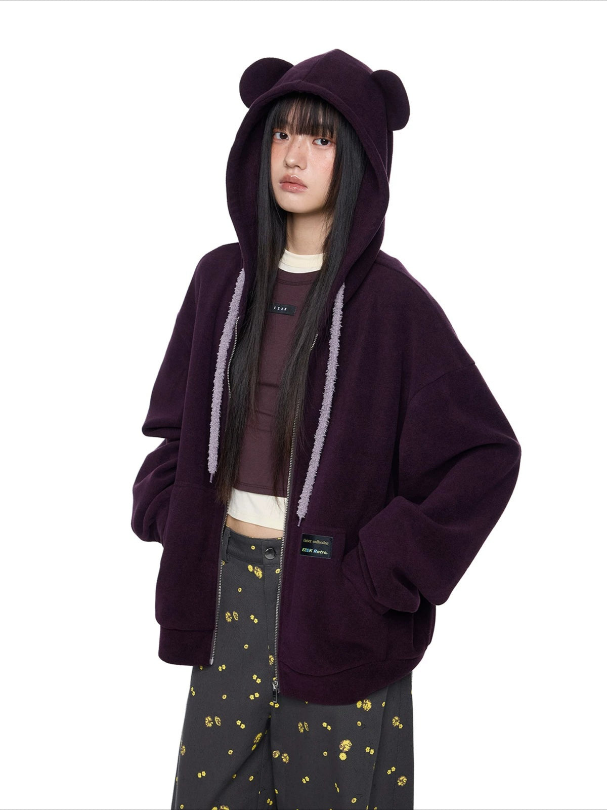 Bear Ear Hoodie Jacket