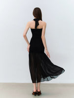 Night Muse Halter Dress