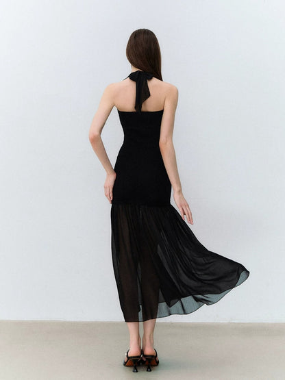 Night Muse Halter Dress
