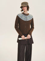 Fair Isle Cardigan & Sweater Set