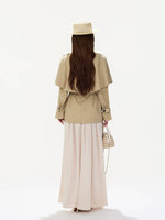 British Retro Cape Trench Jacket