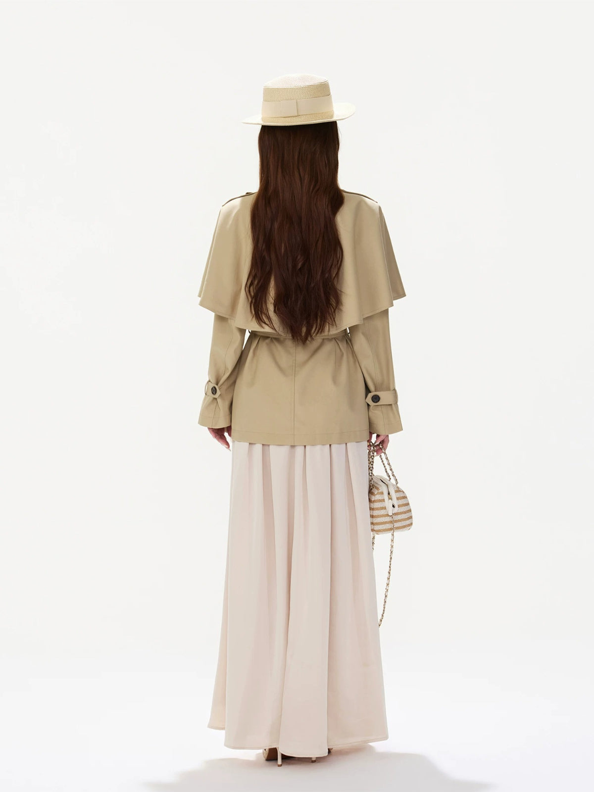 British Retro Cape Trench Jacket