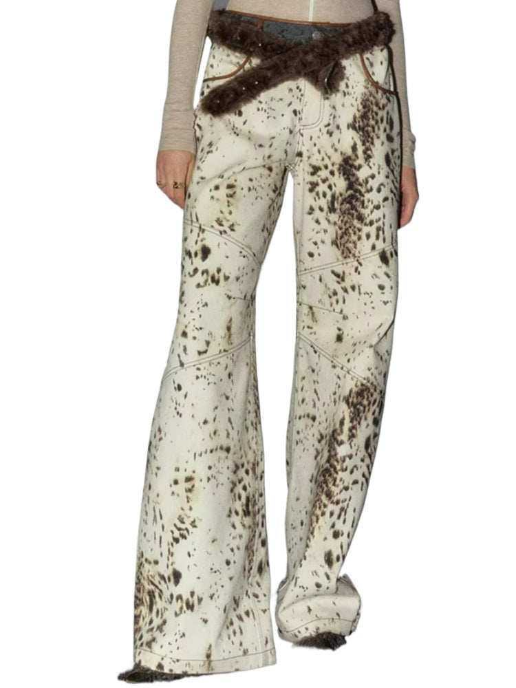 Leopard Print Cocoon Pants