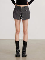 Layered A-Line Mini Skirt