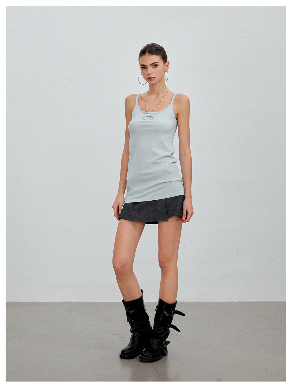 Bow Trim Knit Camisole