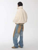 Belted Cocoon Down Jacket