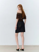 Goddess Ruffle Lace Top