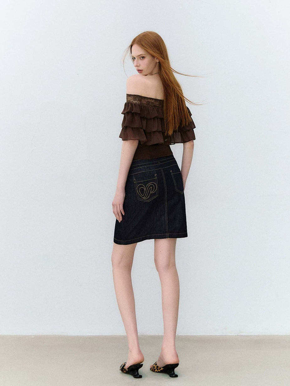 Goddess Ruffle Lace Top