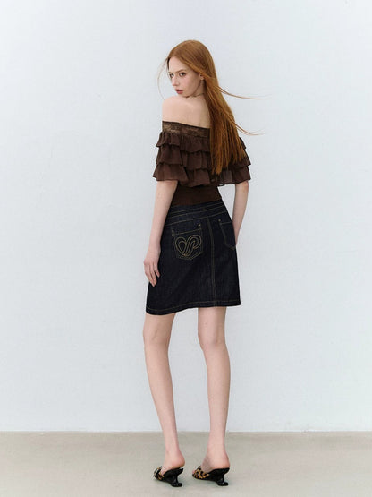 Goddess Ruffle Lace Top