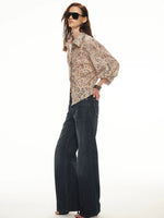 Leopard Linen Shirt Set
