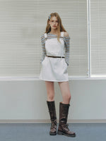 Lyocell Stripe Knit Top
