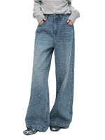 Vintage Rhinestone Straight Jeans