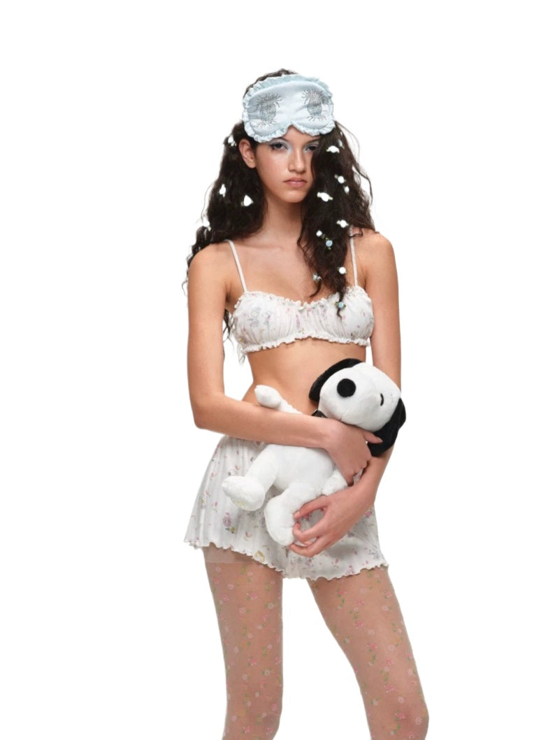 Snoopy Floral Pajama Set