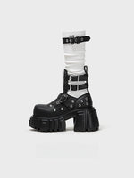 Chunky Roman Platform Boots