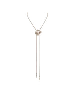 Tie Snake Chain Angel Heart Necklace