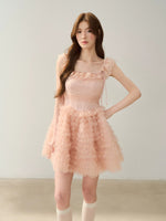 Puff Sleeve Tulle Dress