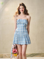 Blue & Gray Suit Dress