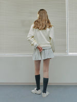 Vintage Lace Collar Embroidered Sweatshirt