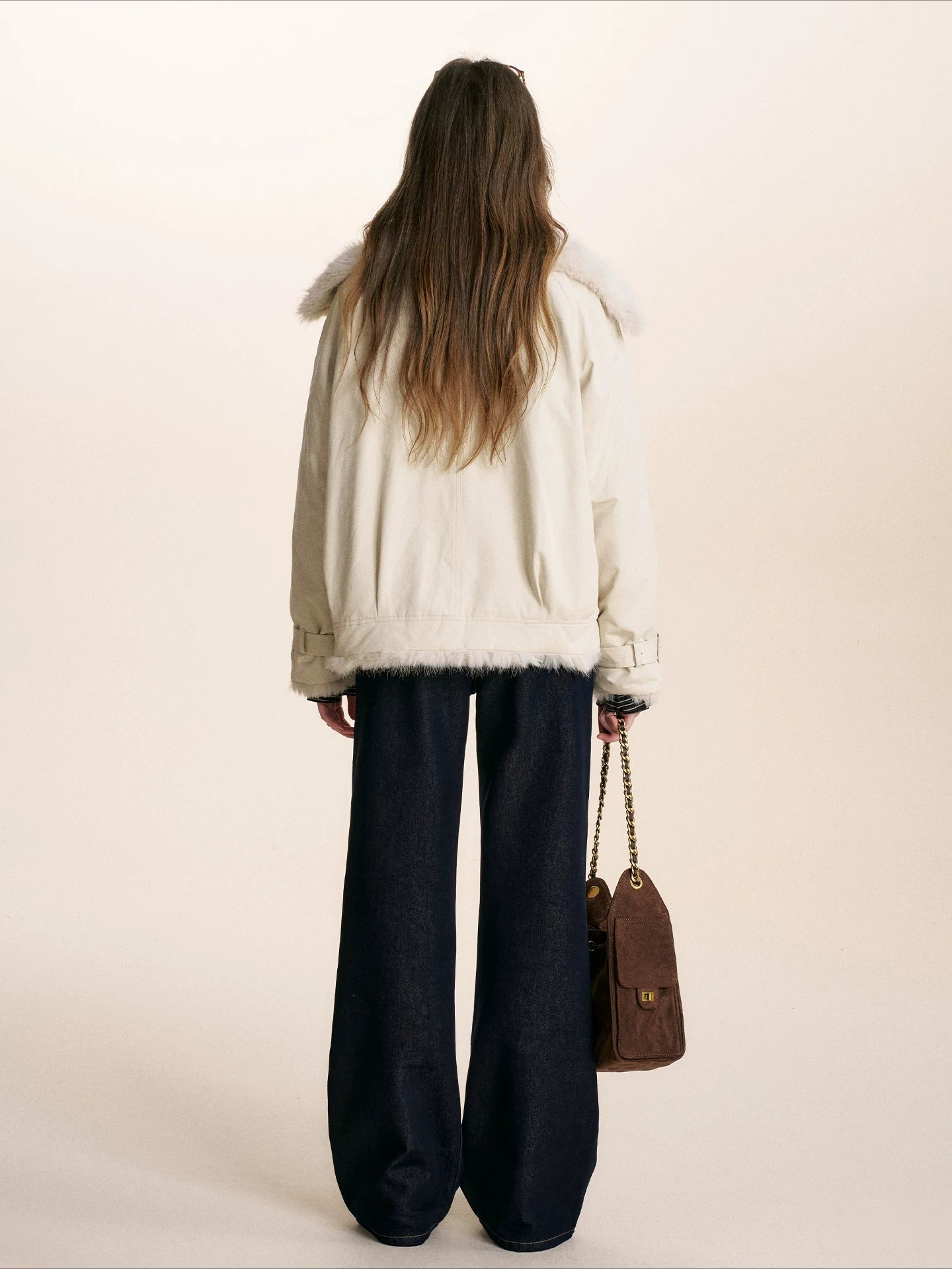 Fur Collar Parka Jacket